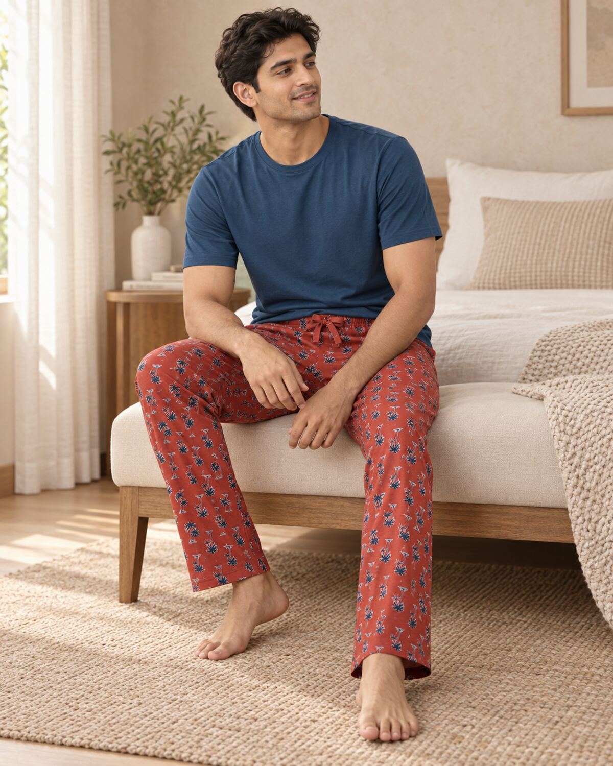 Rust Palms Lounge Set