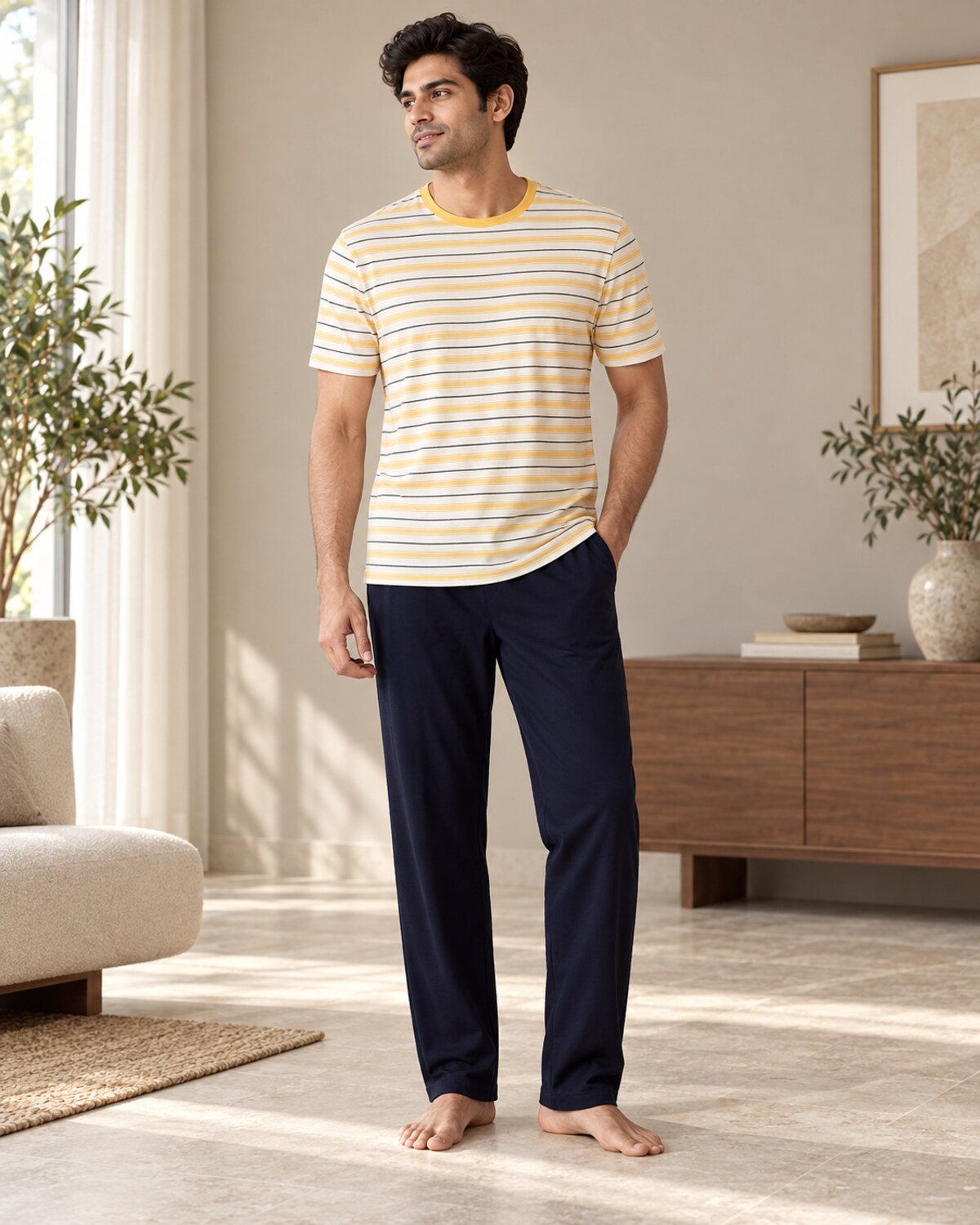 Sunny Stripe Lounge Set