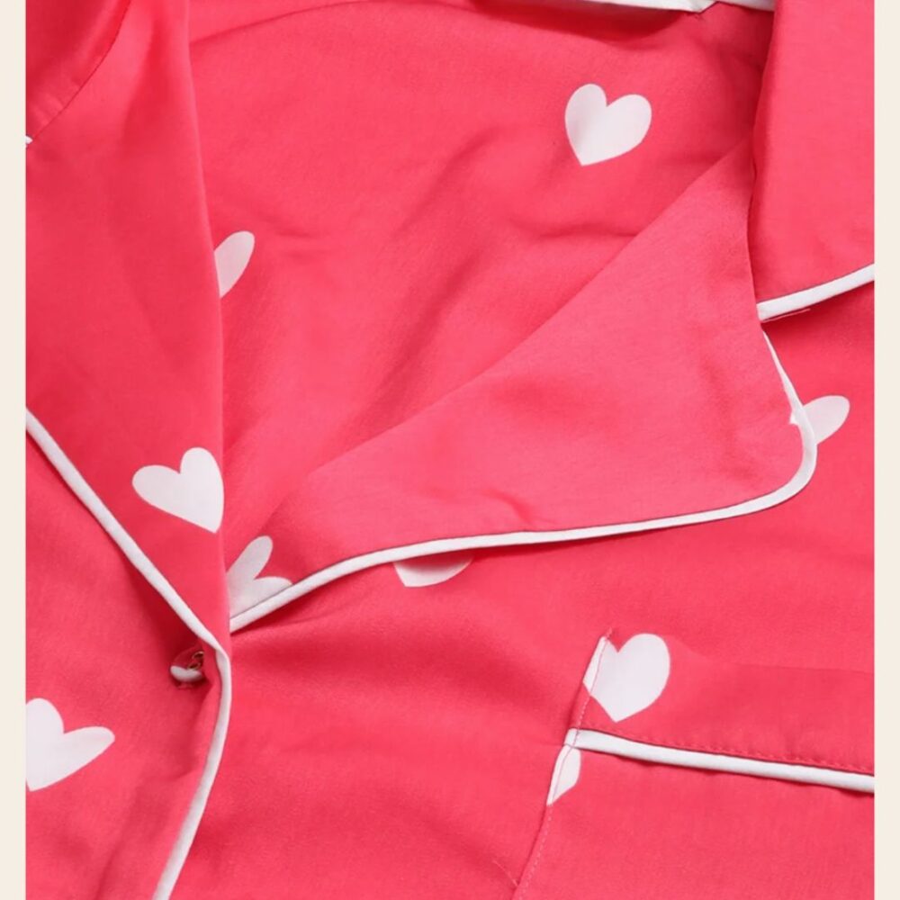 Sweetheart Satin Nightshirt