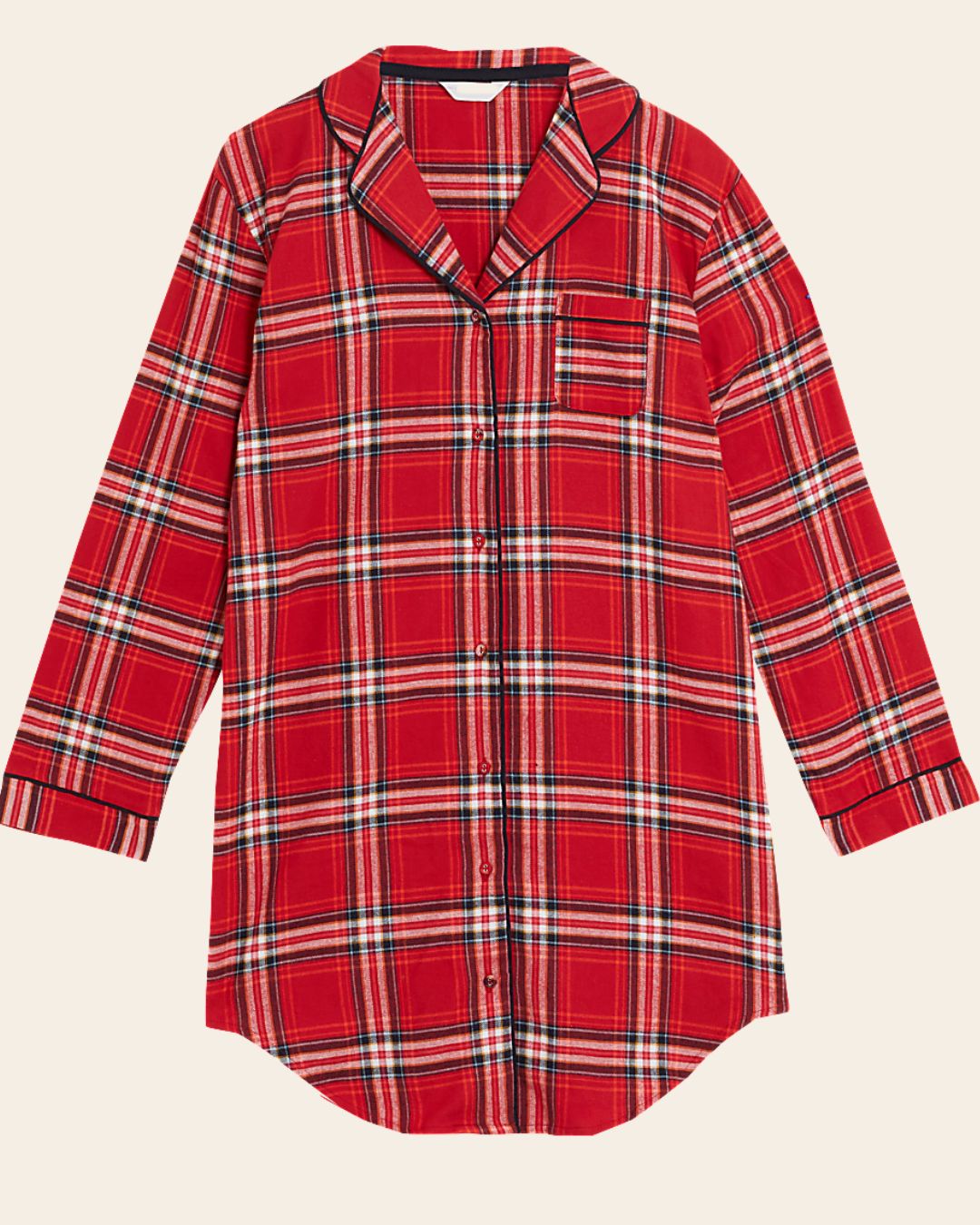Ruby Plaid Night Shirt