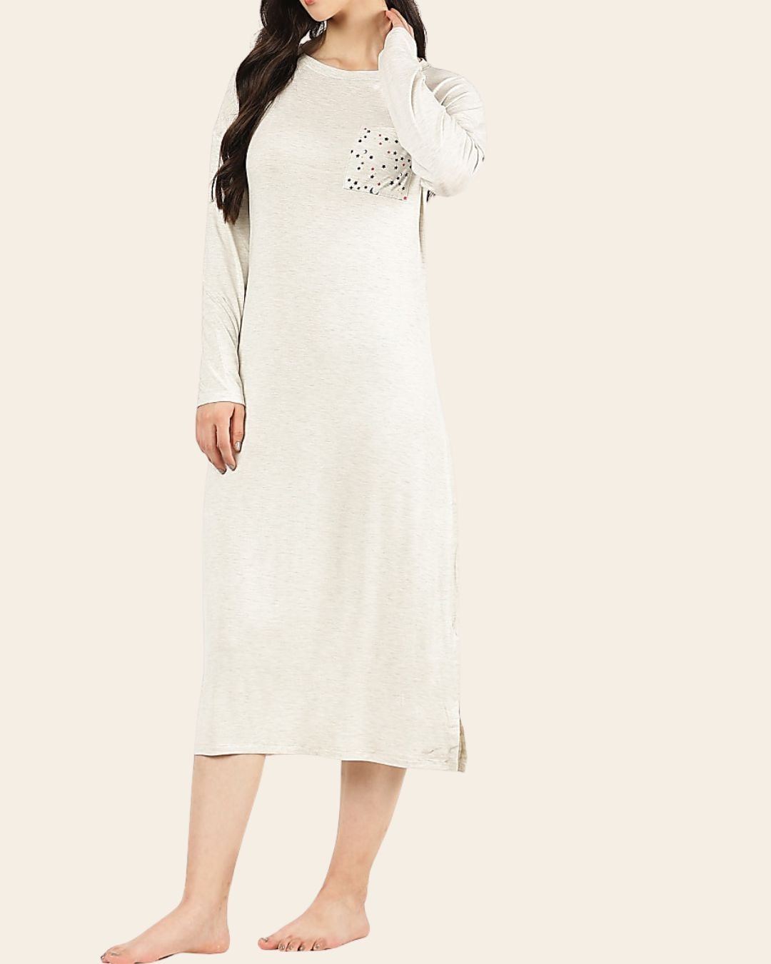Starlight Pocket Viscose Nightdress