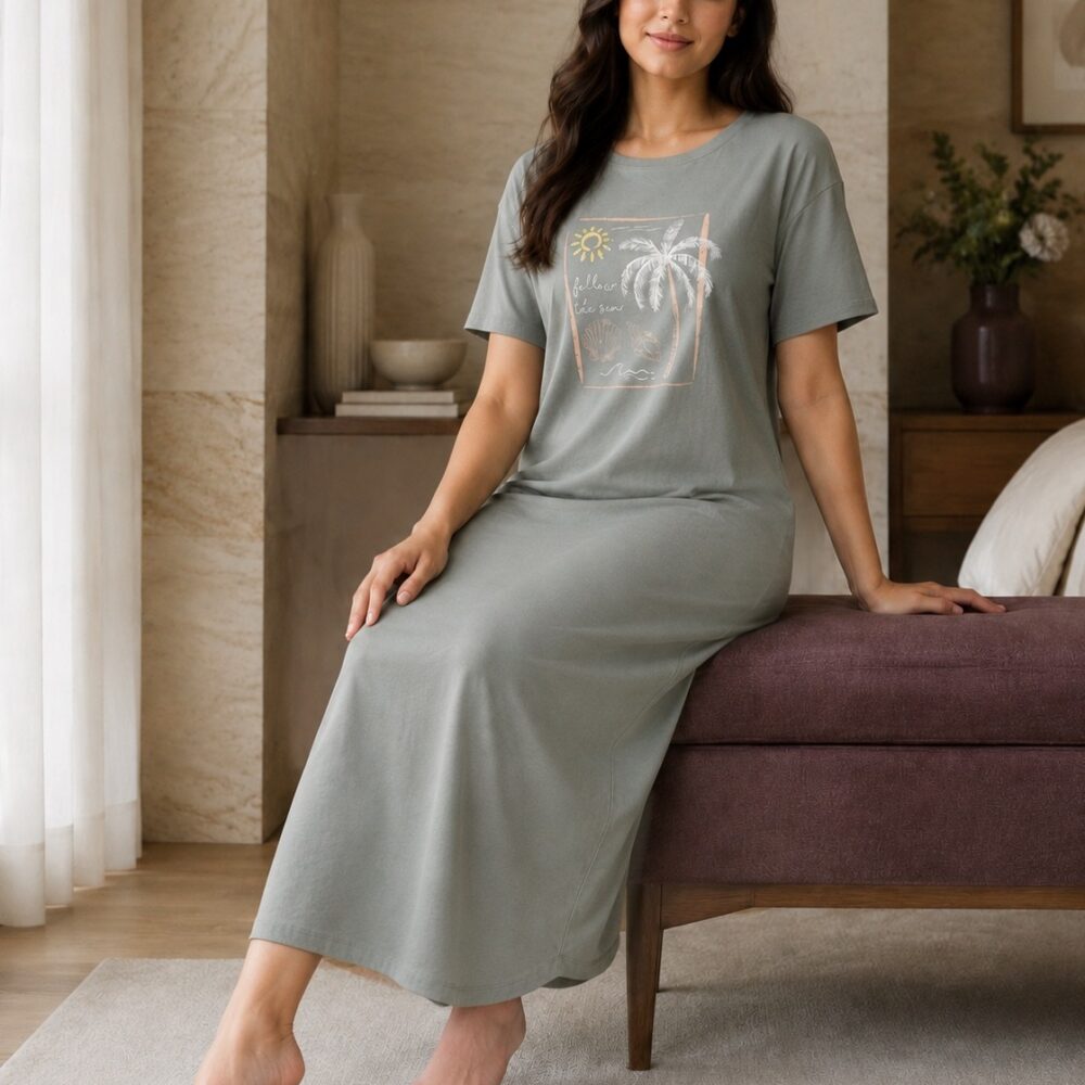 Tropical Mood Tee Dress