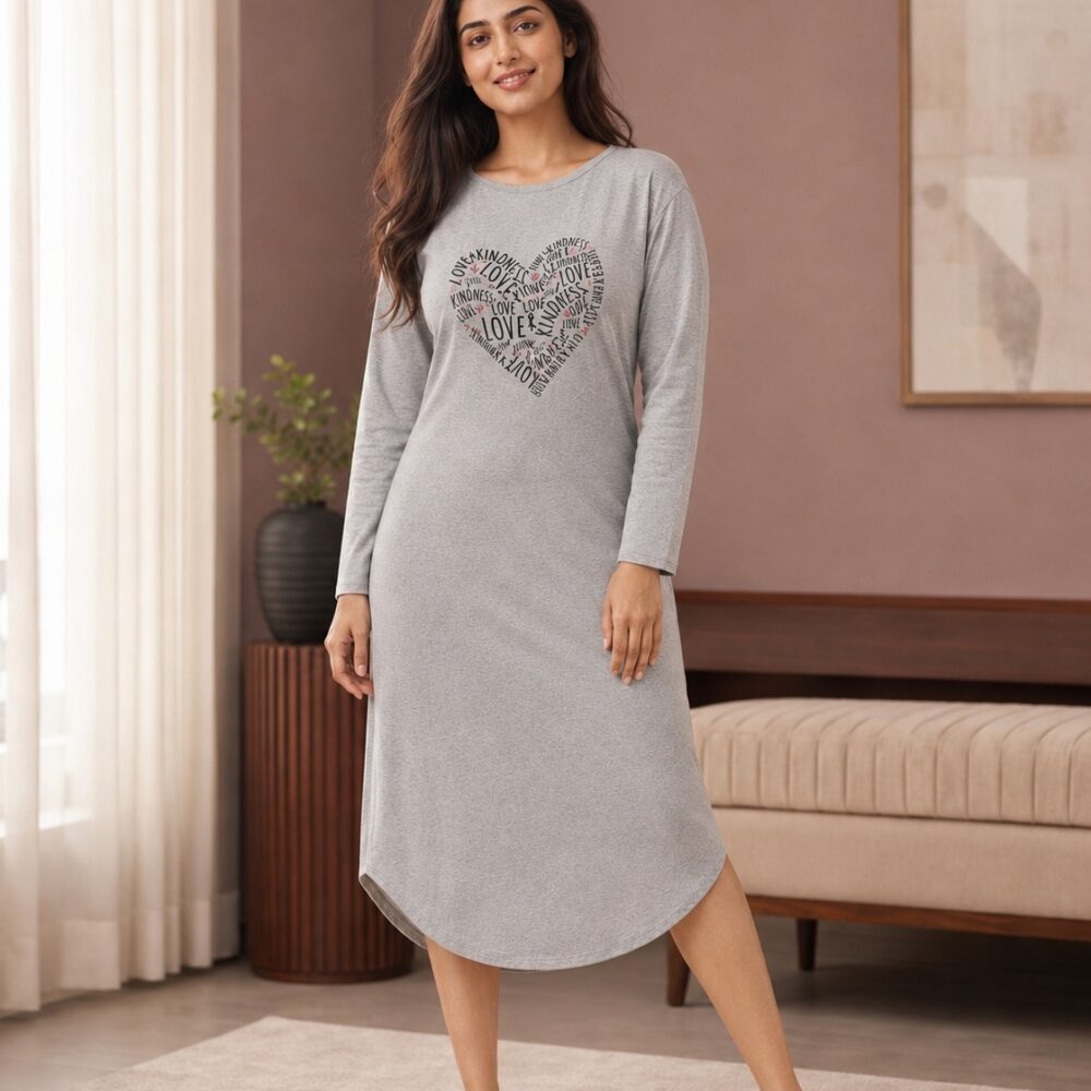 Love & Lounge Cotton Midi Nightdress