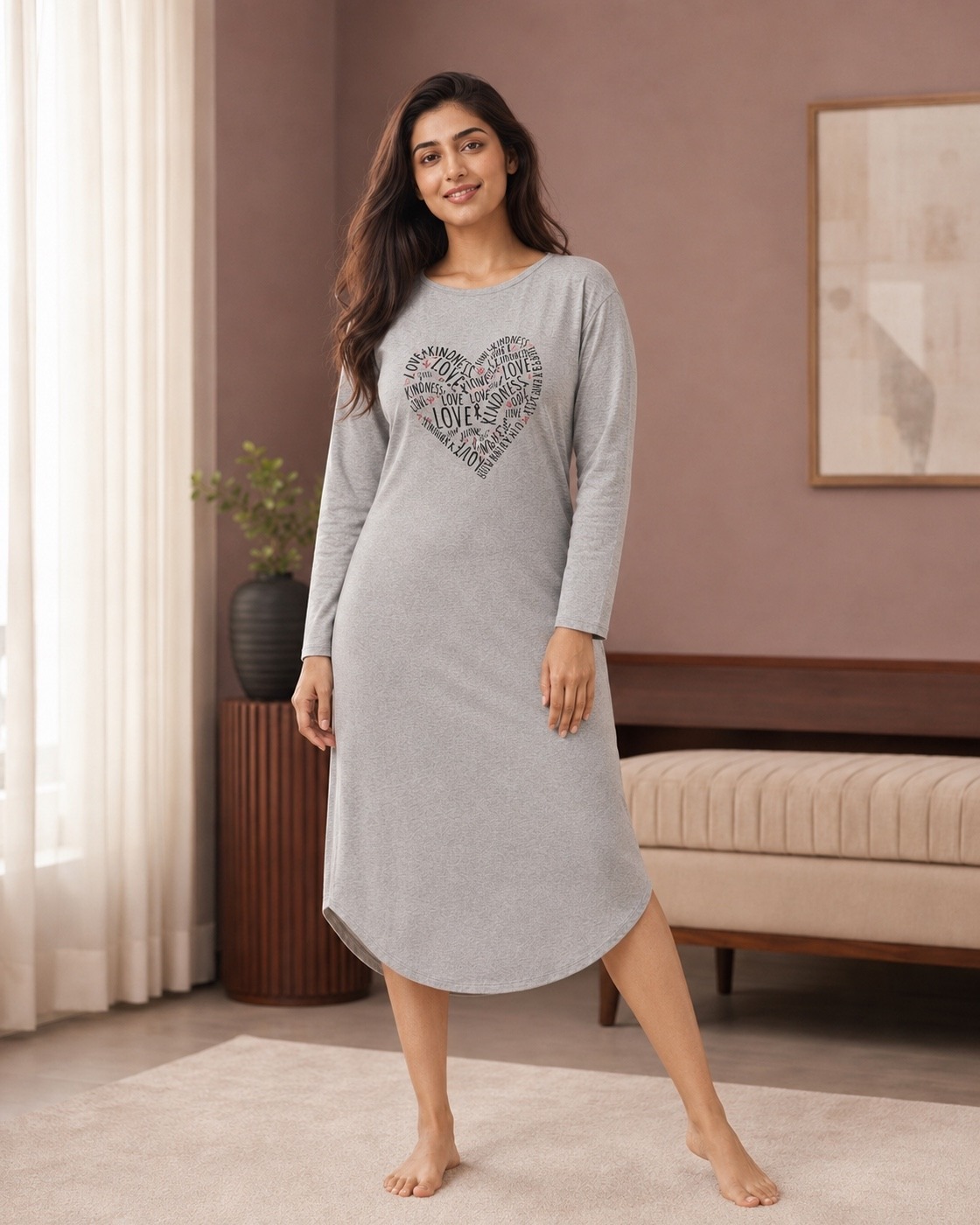 IMG_6610 Love & Lounge Cotton Midi Nightdress