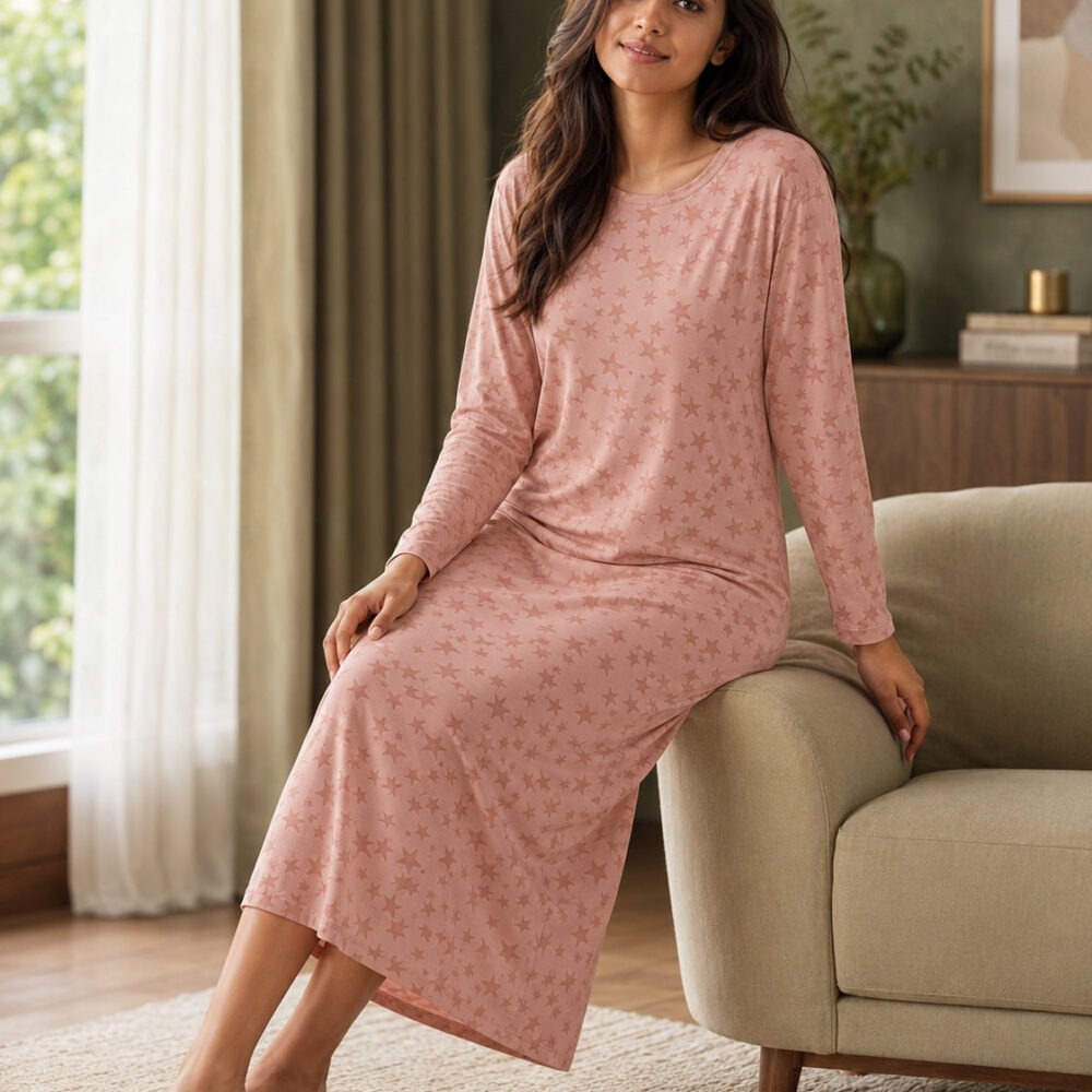 Blush Starry Nights Midi Dress