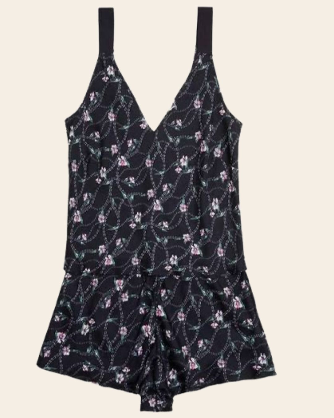 Chain Print Cami Luxe Set