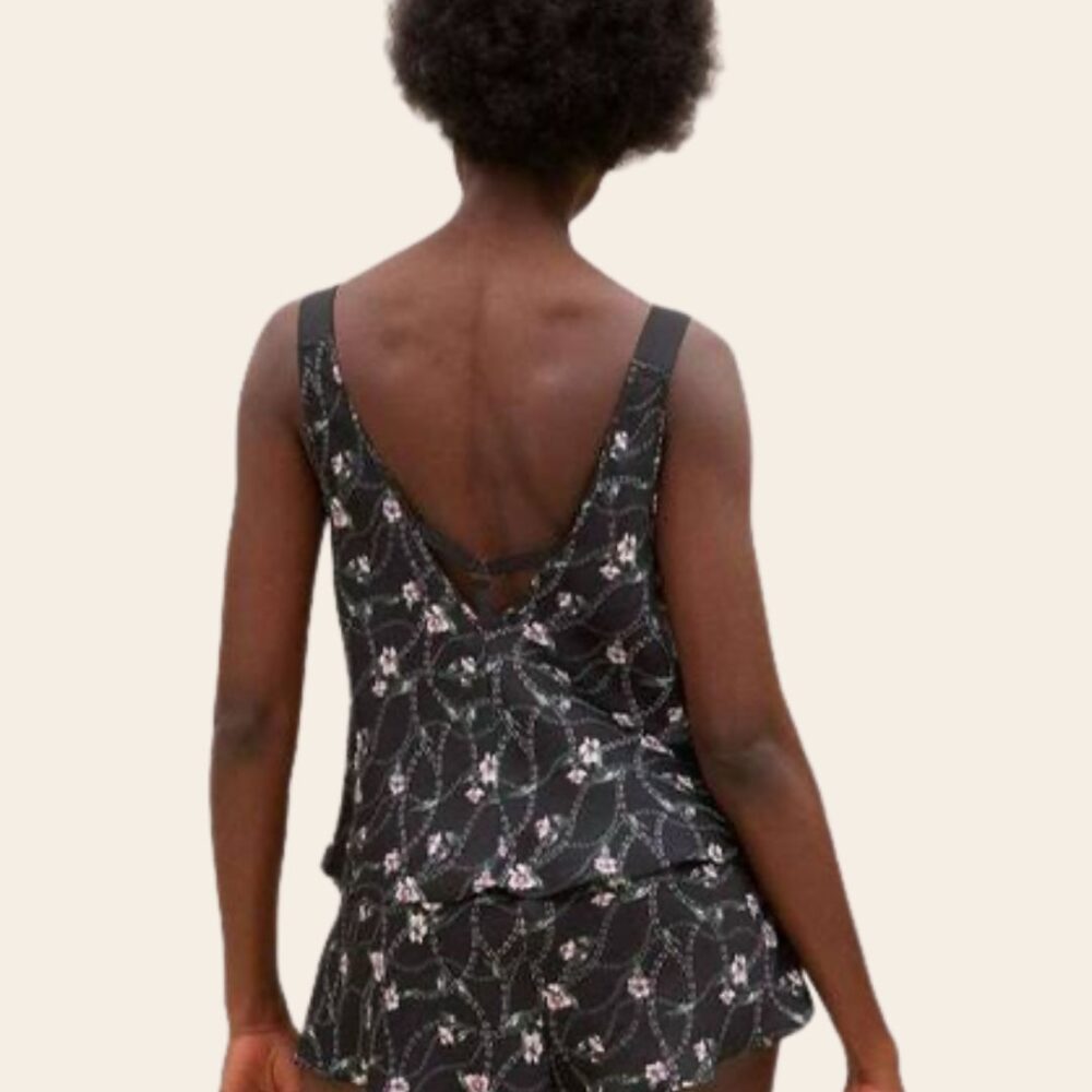 Chain Print Cami Luxe Set