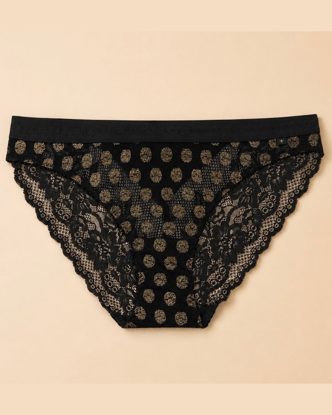 Gold Dot Bikini Brief