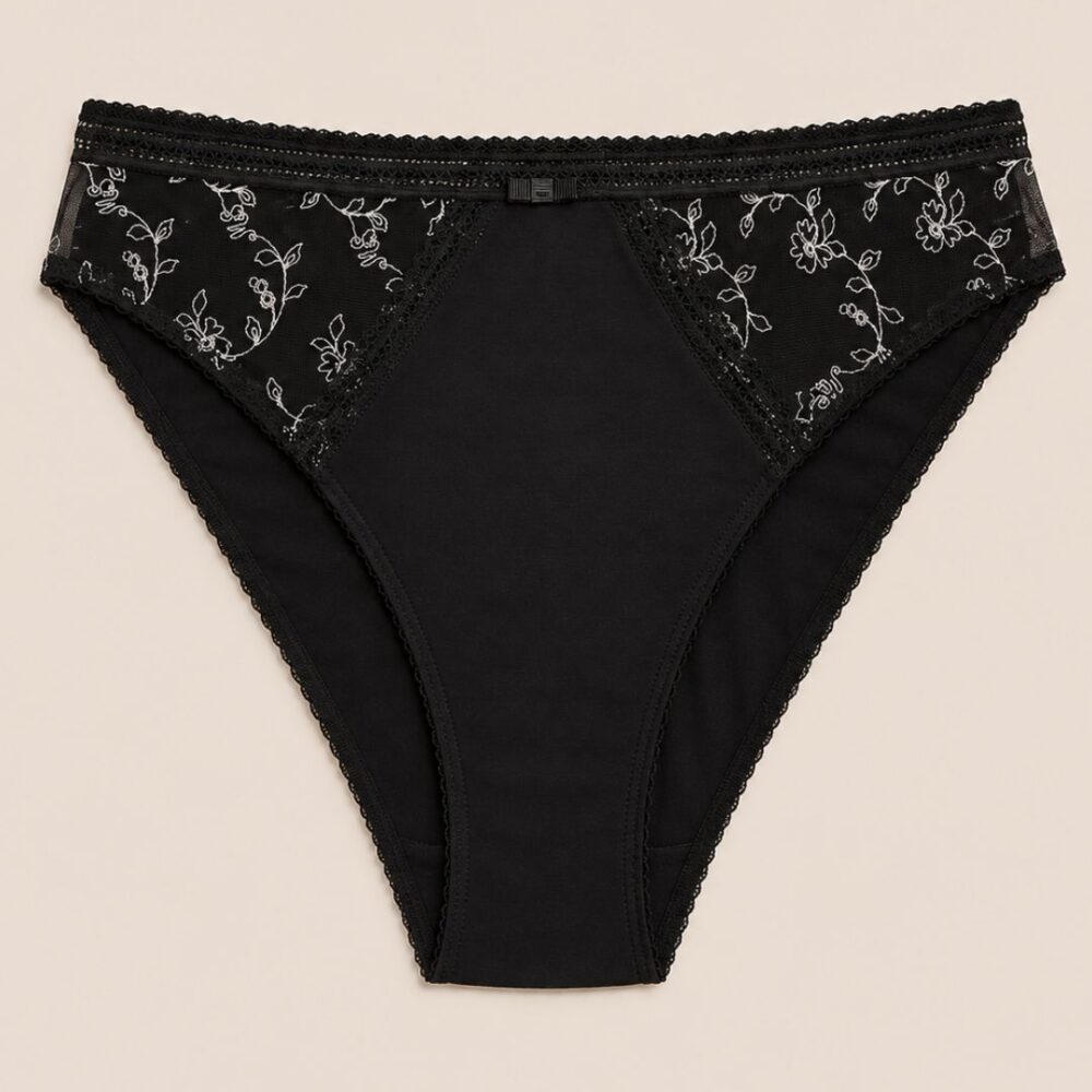 Midnight Floral High Leg Brief
