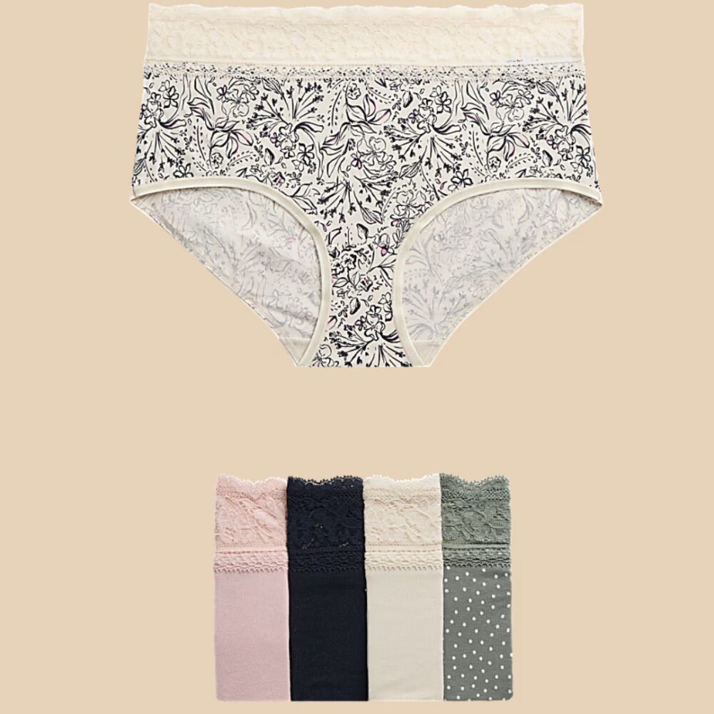 Premium Branded High-Rise Mystery Panties – Pack of 5
