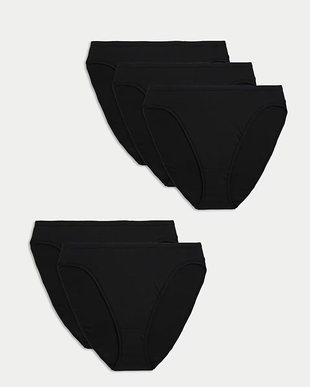 Premium Branded High-Rise Mystery Panties – Pack of 5