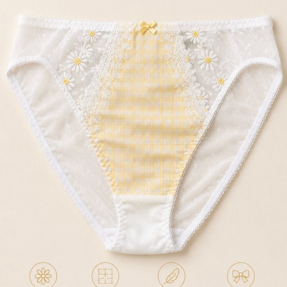 High Waist Floral Knicker