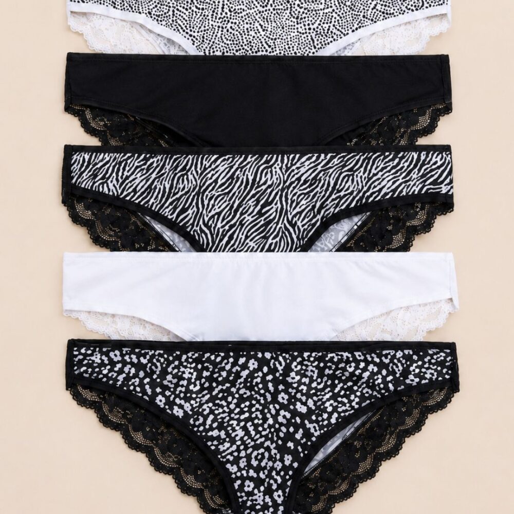 Supersoft Lace Brazilian Briefs – Pack of 5