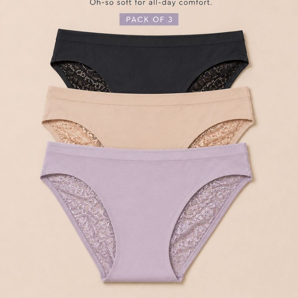 Supersoft High Leg Knickers – Pack of 3