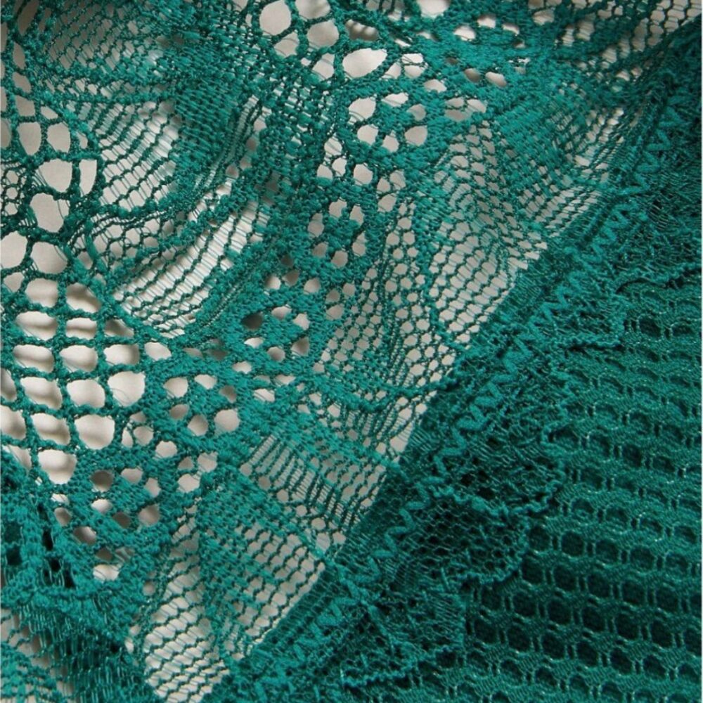 Emerald Mesh High Waist Brief