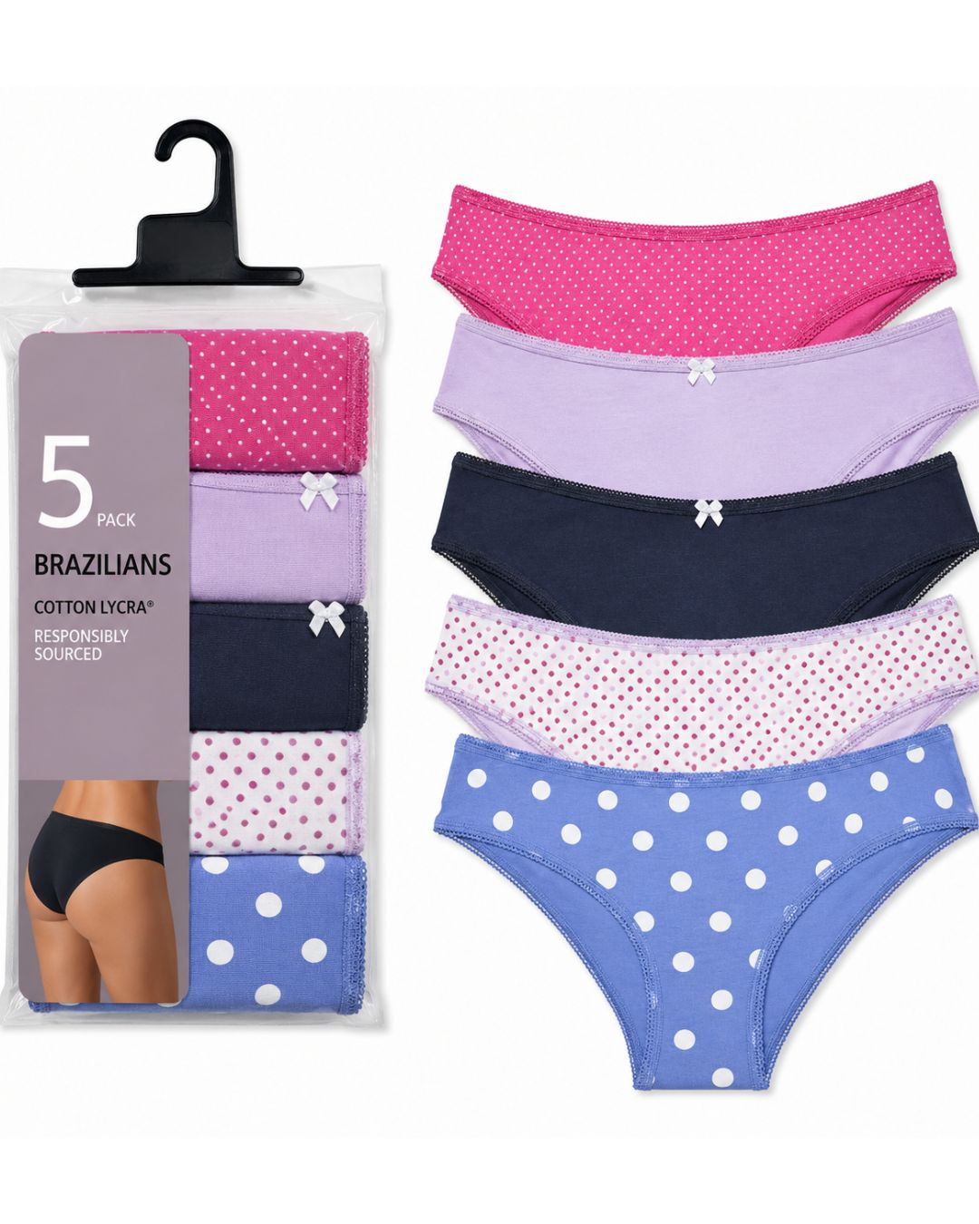 Everyday Brazilian Briefs – Pack of 5