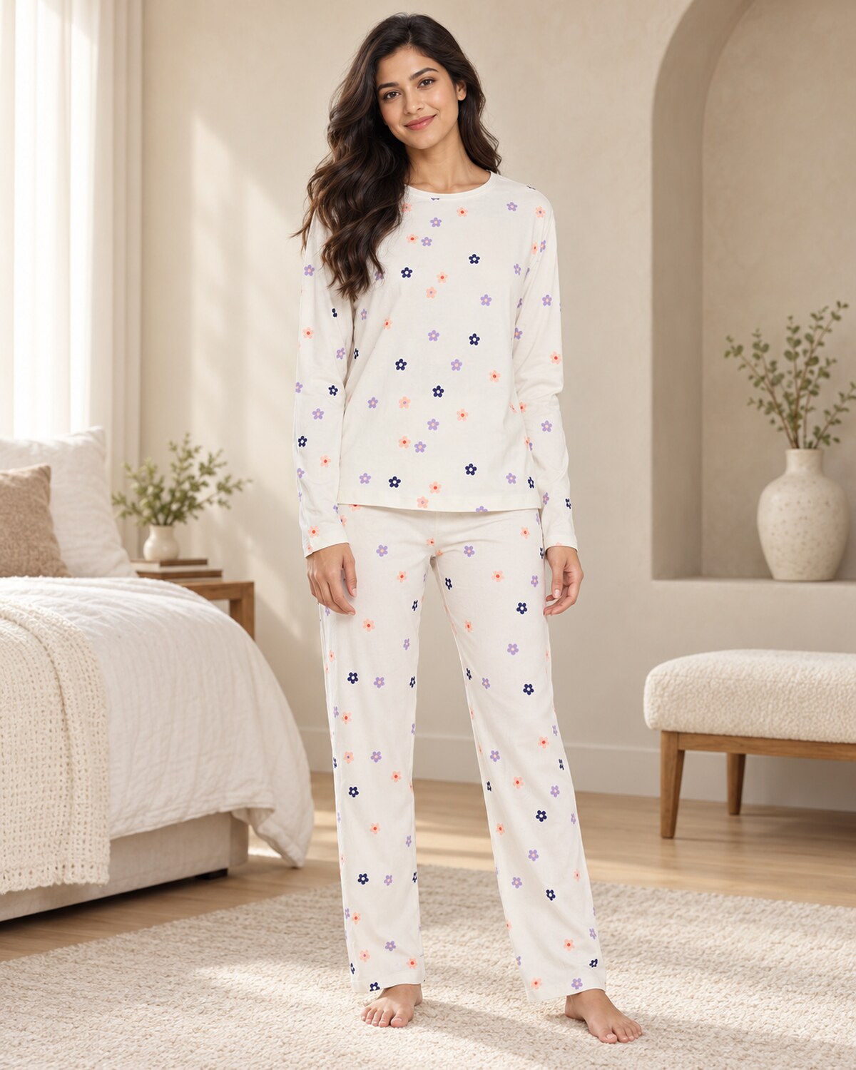 Daisy Dot Pajama Set